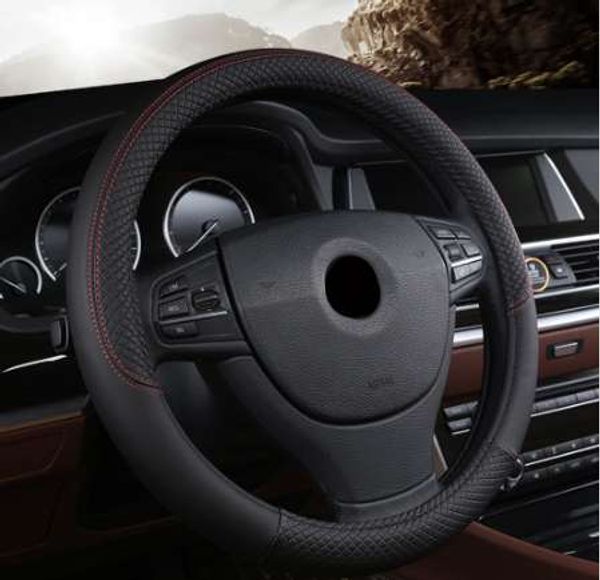 car steering-wheel 38cm leather hand-stitched pu leather dermay car steering wheel cover fit for most cars styling
car steering-wheel 38cm leather hand-stitched pu leather dermay car steering wheel cover fit for most cars styling