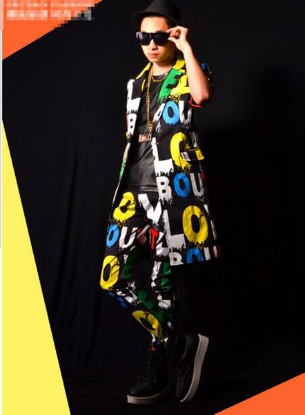 man han edition of the new boutique personality anchor bar singer stage costumes dance clothing color letter suit jacket m - 2 xl, Black;red
man han edition of the new boutique personality anchor bar singer stage costumes dance clothing color letter suit jacket m - 2 xl, Black;red