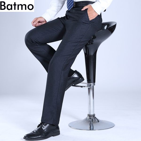 batmo 2018 new arrival autumn navy blue smart casual pants men,men's dark gray casual trousers ,plus-size 903, Black
batmo 2018 new arrival autumn navy blue smart casual pants men,men's dark gray casual trousers ,plus-size 903, Black