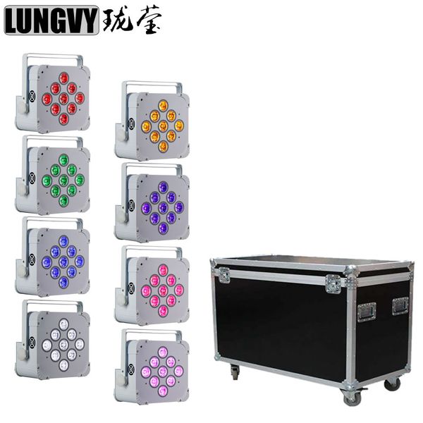 8pcs/lot with flight case 9x18w rgbwa uv 6in1 battery powered wireless dmx stage light led par light uplight
8pcs/lot with flight case 9x18w rgbwa uv 6in1 battery powered wireless dmx stage light led par light uplight