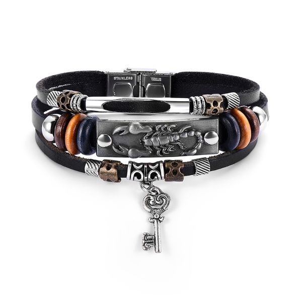 punk style bracelet vintage ethnic multilayer men jewelry fashion buckle charms, Golden;silver
punk style bracelet vintage ethnic multilayer men jewelry fashion buckle charms, Golden;silver