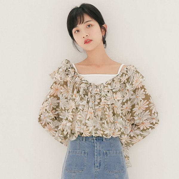 loose see through blouses 2018 lantern sleeve shirts women 2018 v-neck chiffon roupa feminina, White
loose see through blouses 2018 lantern sleeve shirts women 2018 v-neck chiffon roupa feminina, White