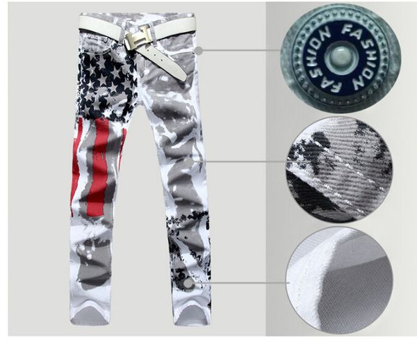 usa flag printed white jeans men straight jean pants plus size clothing long trousers male pants, Blue
usa flag printed white jeans men straight jean pants plus size clothing long trousers male pants, Blue