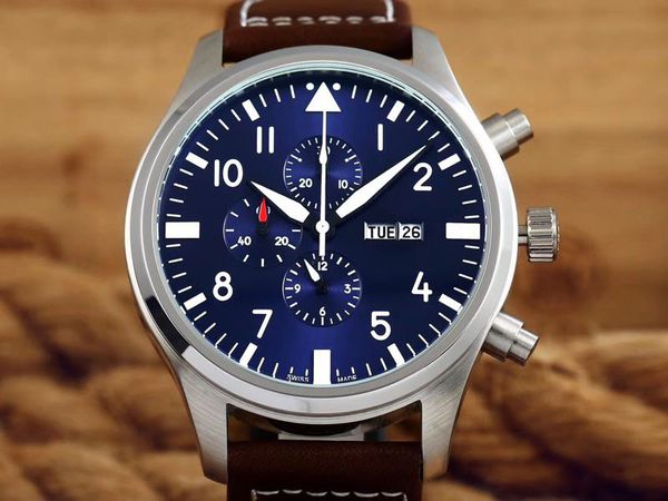 Luxury brand men's six-pin quartz movement stainless steel leather watch with week date business fashion casual sports watch
Luxury brand men's six-pin quartz movement stainless steel leather watch with week date business fashion casual sports watch