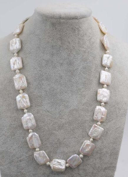 freshwater pearl white reborn keshi oblong necklace nearr round 21" nature beads fppj wholesale, Silver
freshwater pearl white reborn keshi oblong necklace nearr round 21" nature beads fppj wholesale, Silver