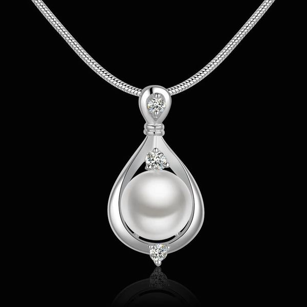 new fashion waterdrop necklace imitation pearl chain statement necklace for women collares largos de moda 2018 choker jewelry, Silver
new fashion waterdrop necklace imitation pearl chain statement necklace for women collares largos de moda 2018 choker jewelry, Silver