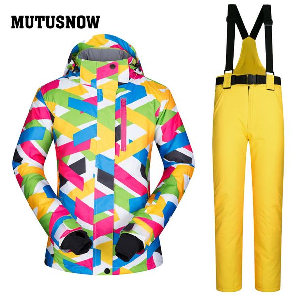2018 mutusnow women ski suit skiing snowboard jacket pant windproof waterproof outdoor sport wear super warm clothing trouser
2018 mutusnow women ski suit skiing snowboard jacket pant windproof waterproof outdoor sport wear super warm clothing trouser