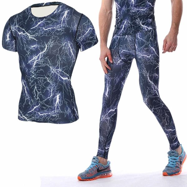 compression tracksuit men training running set fitness tight short sleeve t-shirt pants leggings gym sport suit, Black;blue
compression tracksuit men training running set fitness tight short sleeve t-shirt pants leggings gym sport suit, Black;blue