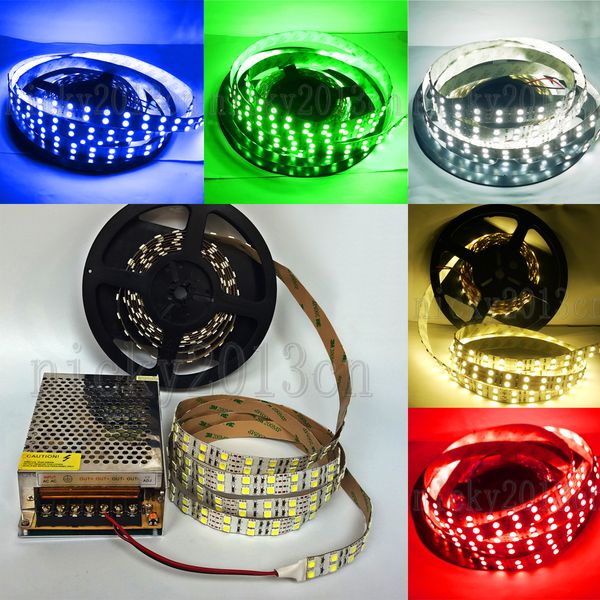 full kit 5m super bright 5050 led flexible strip light tape ribbon 600leds double row non waterproof + 12v 10a power supply
full kit 5m super bright 5050 led flexible strip light tape ribbon 600leds double row non waterproof + 12v 10a power supply