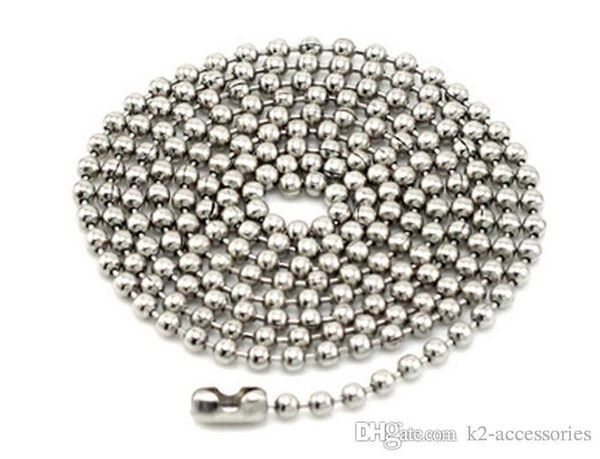 CHEAPEST! 100pcs/lot silver tone 2.4mm Beaded Ball Chains Necklace 60cm for jewelry making
CHEAPEST! 100pcs/lot silver tone 2.4mm Beaded Ball Chains Necklace 60cm for jewelry making