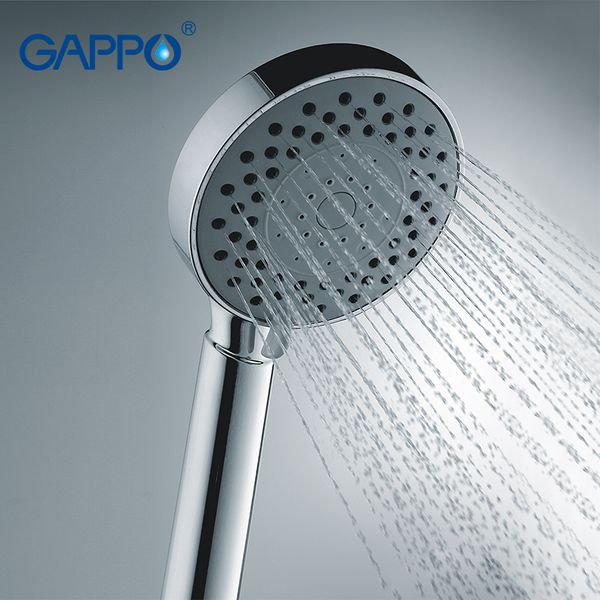 gappo 1pc five ways round hand shower heads bathroom accessoriess abs in chrome plated water saving shower head g07
gappo 1pc five ways round hand shower heads bathroom accessoriess abs in chrome plated water saving shower head g07