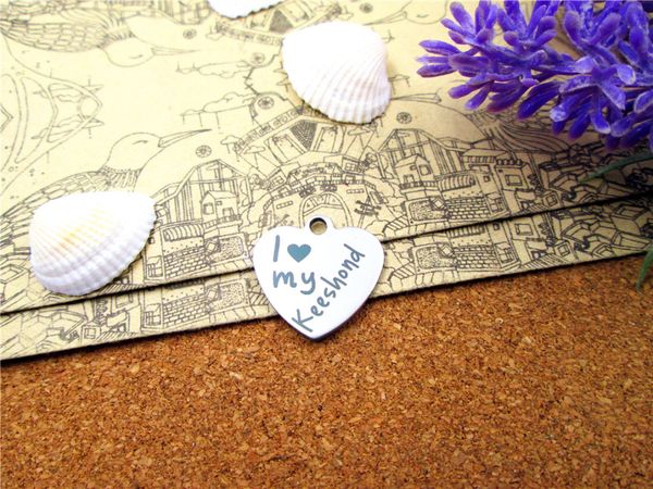 40pcs--"i love my keeshond"stainless steel charms more style for choosing diy charms pendants for necklace, Bronze;silver
40pcs--"i love my keeshond"stainless steel charms more style for choosing diy charms pendants for necklace, Bronze;silver