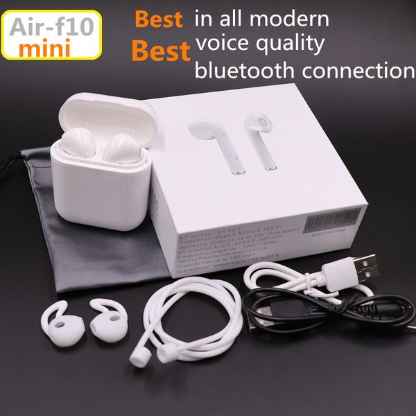 I9S /F10 mini Bluetooth Earbuds Earphone Wireless Headsets Ear Double Not Air pods For Iphone Andorid Apple 7/8 plus By DHL