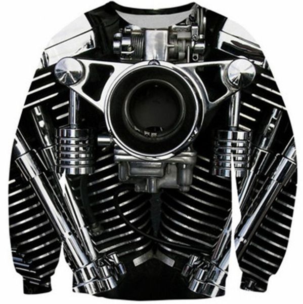 новые моды для женщин / мужчин мотоцикл harauku стиль смешные 3d печатных crewneck кофты толстовки k177, Black
новые моды для женщин / мужчин мотоцикл harauku стиль смешные 3d печатных crewneck кофты толстовки k177, Black