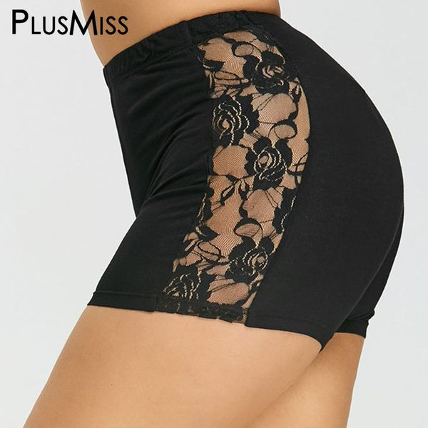 plusmiss plus size 5xl black lace safety short pants women clothing large size ladies short tights underwear under skirt, Black;pink
plusmiss plus size 5xl black lace safety short pants women clothing large size ladies short tights underwear under skirt, Black;pink