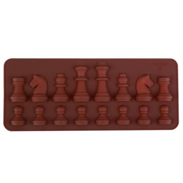 1pcs non-stick silicone chocolate molds diy chess shaped jelly candy fondant ice molds cake mould bakeware pastry baking tools
1pcs non-stick silicone chocolate molds diy chess shaped jelly candy fondant ice molds cake mould bakeware pastry baking tools