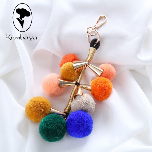 new colorful metal pompones pompoms keychain women bag charms bohemian decoration pendants accessories key chains kc15852, Silver
new colorful metal pompones pompoms keychain women bag charms bohemian decoration pendants accessories key chains kc15852, Silver