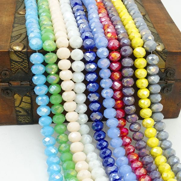 wholesale a lot ab 40pcs rondelle faceted crystal glass loose spacer beads 8x6mm diy
wholesale a lot ab 40pcs rondelle faceted crystal glass loose spacer beads 8x6mm diy