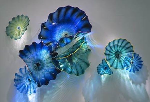 hand blown murano glass hanging plates style borosilicate glass blue flower wall art for museum gallery l deco
hand blown murano glass hanging plates style borosilicate glass blue flower wall art for museum gallery l deco