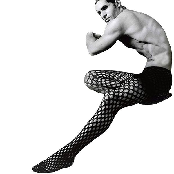 men's breathable wicking fishnet gay underwear male stocking casual pants nastics fishnet stockings socks men, Black
men's breathable wicking fishnet gay underwear male stocking casual pants nastics fishnet stockings socks men, Black