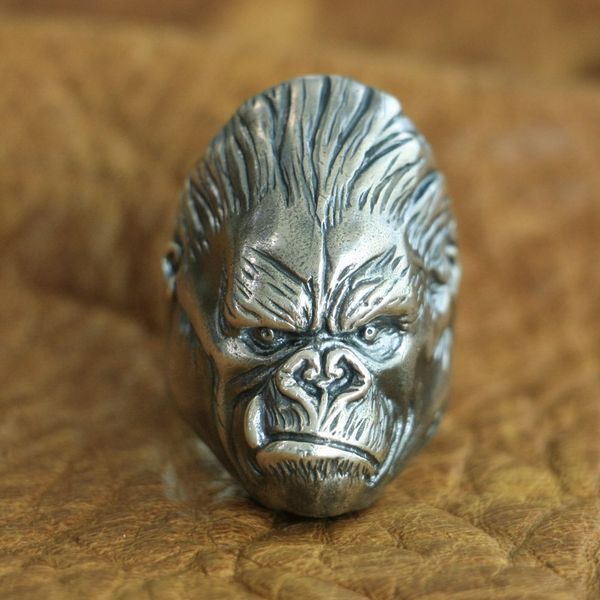 linsion 925 sterling silver king kong ring mens biker punk ape king ring ta117 us size 7 to 15, Golden;silver
linsion 925 sterling silver king kong ring mens biker punk ape king ring ta117 us size 7 to 15, Golden;silver