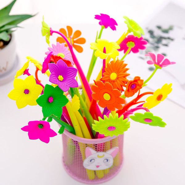4 pcs/lot flower gel pen for writing cute simulation plant 0.38 mm black ink neutral pen stationery school supplies papelaria
4 pcs/lot flower gel pen for writing cute simulation plant 0.38 mm black ink neutral pen stationery school supplies papelaria
