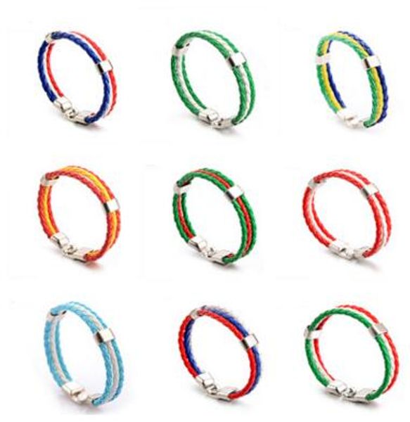woven bracelets football fans bracelet pu leather bracelet leather bangle string kids jewelry, Golden;silver
woven bracelets football fans bracelet pu leather bracelet leather bangle string kids jewelry, Golden;silver