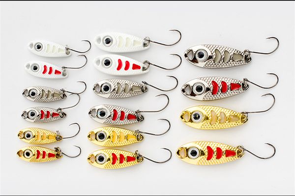new zinc alloy spoons mini fishing bait 1.5g 3g 5g 5colors big eyes small fish atificial metal vib lure spinnerbait
new zinc alloy spoons mini fishing bait 1.5g 3g 5g 5colors big eyes small fish atificial metal vib lure spinnerbait