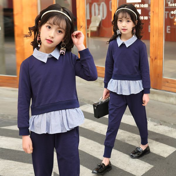 2018 toddler kids baby girls clothes set autumn long sleeve back to school outfits fashion children clothing sweatshirts + pants, White
2018 toddler kids baby girls clothes set autumn long sleeve back to school outfits fashion children clothing sweatshirts + pants, White