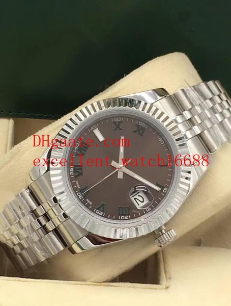 sell luxury watches date just 41 mm 126334 126333 stainless steel roman dial asia 2813 automatic mechanical men's wr, Slivery;brown
sell luxury watches date just 41 mm 126334 126333 stainless steel roman dial asia 2813 automatic mechanical men's wr, Slivery;brown
