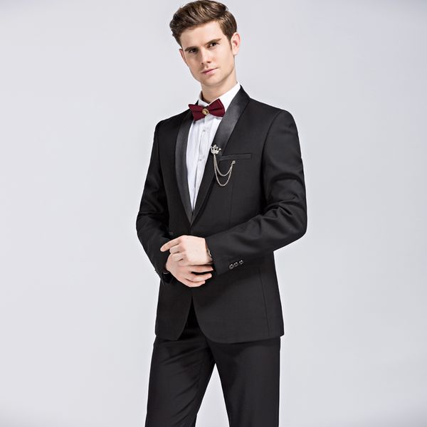2018 new black mens suits jackets + pants s m xl 2xl 3xl 4xl fashion wedding banquet men slim clothes left rom, White;black
2018 new black mens suits jackets + pants s m xl 2xl 3xl 4xl fashion wedding banquet men slim clothes left rom, White;black