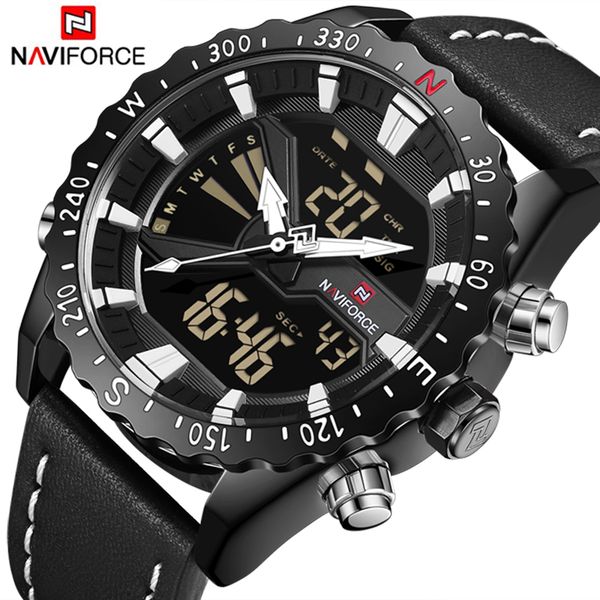 naviforce luxury men's led analog quartz watch men army sport watches male waterproof date wristwatch relogio masculino, Slivery;brown
naviforce luxury men's led analog quartz watch men army sport watches male waterproof date wristwatch relogio masculino, Slivery;brown