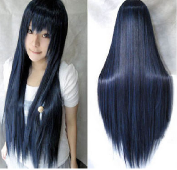 women 80cm long straight wigs fashion cosplay costume anime hair party full wigs, Black;brown
women 80cm long straight wigs fashion cosplay costume anime hair party full wigs, Black;brown