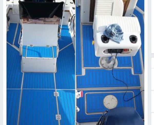 floor mats carpets 5.8cm marine boat eva teak decking sheet blue with white stripe edge strip
floor mats carpets 5.8cm marine boat eva teak decking sheet blue with white stripe edge strip