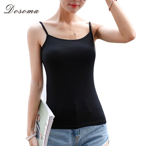 dosoma slim camisole vest woman spring summer black basic elastic tank female fashion women's clothing, White
dosoma slim camisole vest woman spring summer black basic elastic tank female fashion women's clothing, White