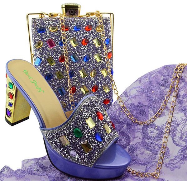 new fashion violet women shoes with big crystal african shoes and handbag set for dress md002,heel 9cm, Black
new fashion violet women shoes with big crystal african shoes and handbag set for dress md002,heel 9cm, Black
