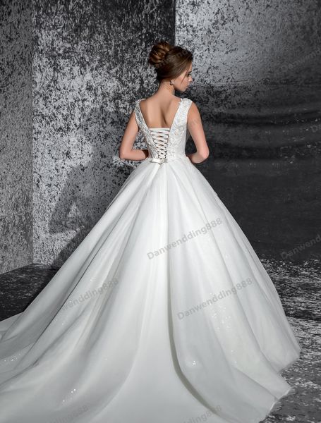 grace ivory tulle scoop applique beads ball gown wedding dresses bridal pageant dresses wedding attire dresses custom size 2-16 zw612224, White
grace ivory tulle scoop applique beads ball gown wedding dresses bridal pageant dresses wedding attire dresses custom size 2-16 zw612224, White