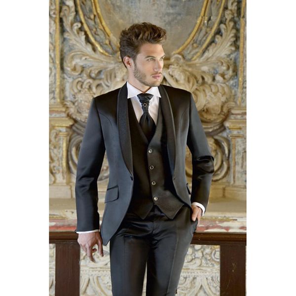 selling new bruiloft tuxedos men suit 2017 terno slim fit black groom bridegroom mens suits (jacket+pants+vest+tie, White;black
selling new bruiloft tuxedos men suit 2017 terno slim fit black groom bridegroom mens suits (jacket+pants+vest+tie, White;black