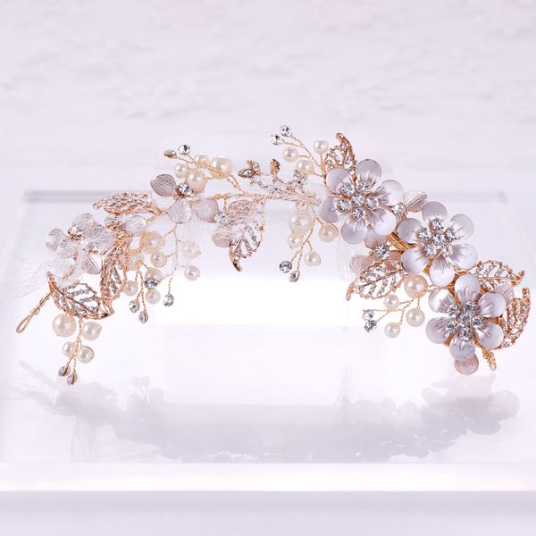 flower rhinestone hair bands women hair jewelry accessories pearl handmade bridal girl's head barrettes head decoration ornament, Golden;white
flower rhinestone hair bands women hair jewelry accessories pearl handmade bridal girl's head barrettes head decoration ornament, Golden;white