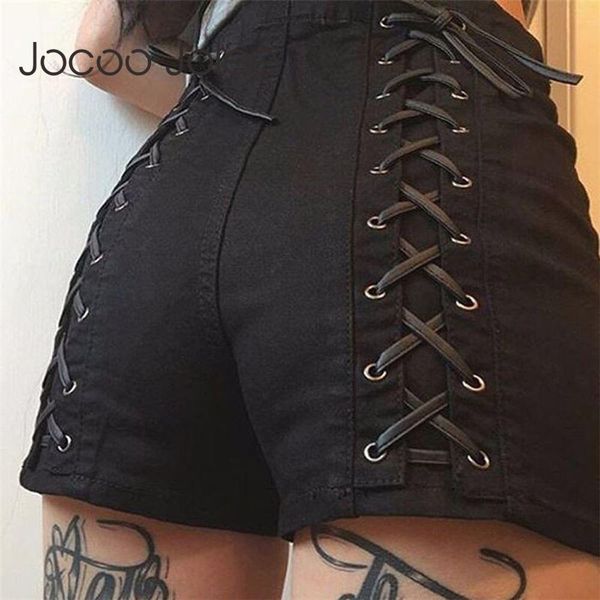 jocoo jolee summer women denim shorts 2018 new black high waist ripped short jeans femmen back lace up bandage shorts new, White;black
jocoo jolee summer women denim shorts 2018 new black high waist ripped short jeans femmen back lace up bandage shorts new, White;black