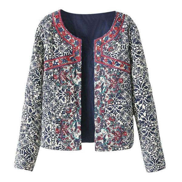 female embroidered coat for autumn women embroidery slim jackets retro print blue white round neck full sleeve jacket 3164, Black;brown
female embroidered coat for autumn women embroidery slim jackets retro print blue white round neck full sleeve jacket 3164, Black;brown