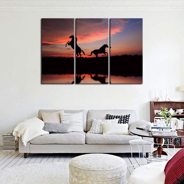 3 panels sell posters modern wall painting horse sunset cute animals home wedding decorative modular picture print on canvas
3 panels sell posters modern wall painting horse sunset cute animals home wedding decorative modular picture print on canvas