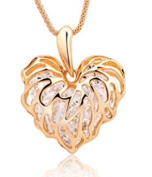 new style alloy jewelry hollow love leaves sparkle zircon sweater chain necklace necklace sweater chain classic fashion exquisite, Silver
new style alloy jewelry hollow love leaves sparkle zircon sweater chain necklace necklace sweater chain classic fashion exquisite, Silver