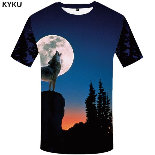 kyku brand wolf t shirt moon tees jungle clothes animal clothing tshirt men mens fashion japanese, White;black
kyku brand wolf t shirt moon tees jungle clothes animal clothing tshirt men mens fashion japanese, White;black