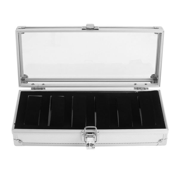 6 grid insert slots aluminium watch box jewelry watch bracelet display storage box saat kutusu, Black;blue
6 grid insert slots aluminium watch box jewelry watch bracelet display storage box saat kutusu, Black;blue