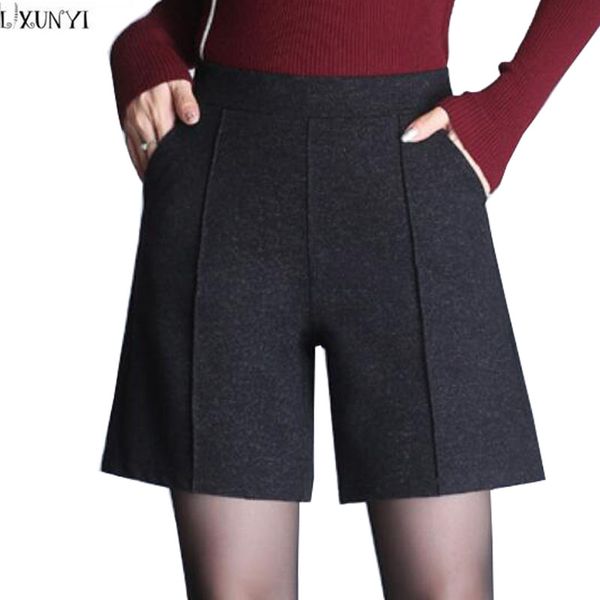 lxunyi autumn winter shorts women korean straight thin black casual big size wide leg female woolen shorts 4xl 5xl, White;black
lxunyi autumn winter shorts women korean straight thin black casual big size wide leg female woolen shorts 4xl 5xl, White;black