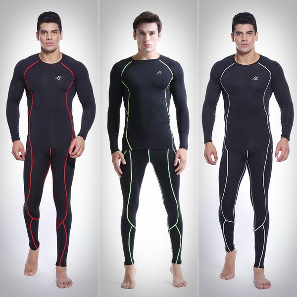 pro fitness comepression base layer for men tights clothing men's basketball football running clothes, Black;blue
pro fitness comepression base layer for men tights clothing men's basketball football running clothes, Black;blue
