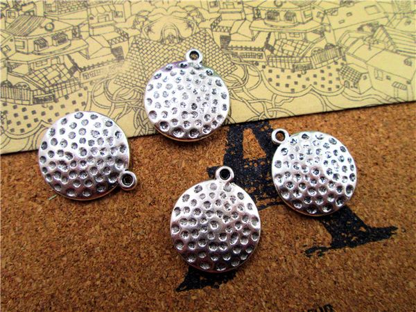 24pcs-- golf ball charms, antique silver golf ball charm pendants, sports charm 22x19mm, Bronze;silver
24pcs-- golf ball charms, antique silver golf ball charm pendants, sports charm 22x19mm, Bronze;silver