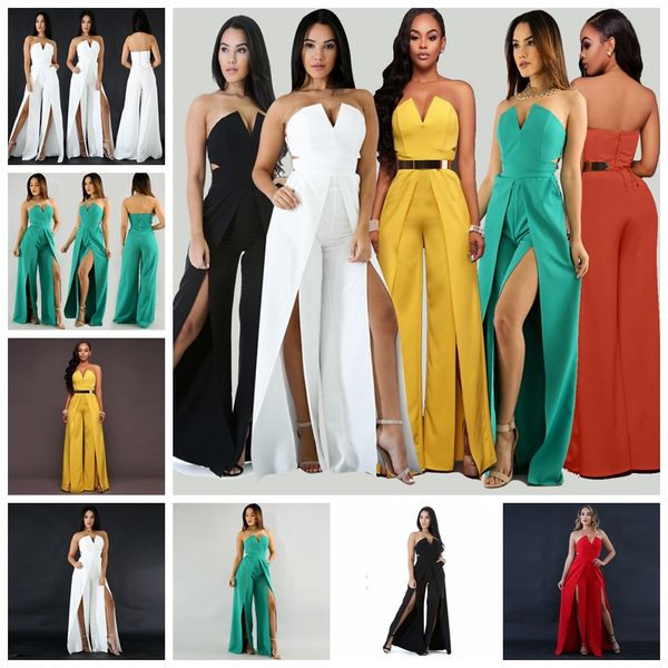 2019 europe united states personalized pure color chest sleeveless slim shoulder strap split pants,support mixed batch, Black;white
2019 europe united states personalized pure color chest sleeveless slim shoulder strap split pants,support mixed batch, Black;white
