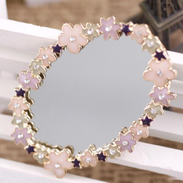 small fresh flower mini mirror oil painting flowers frame mini pastable on phone portable for girl makeup mirror cosmetic tool
small fresh flower mini mirror oil painting flowers frame mini pastable on phone portable for girl makeup mirror cosmetic tool